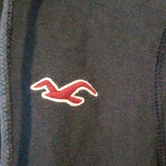 Hollister Dark Blue Sweatshirt Jacket with Hood - Picture 3 of 6
